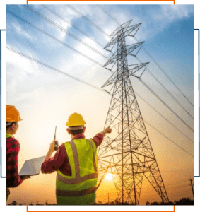 Team of electricians
