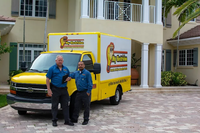 My Electrician team preparing for a residential electrical service visit